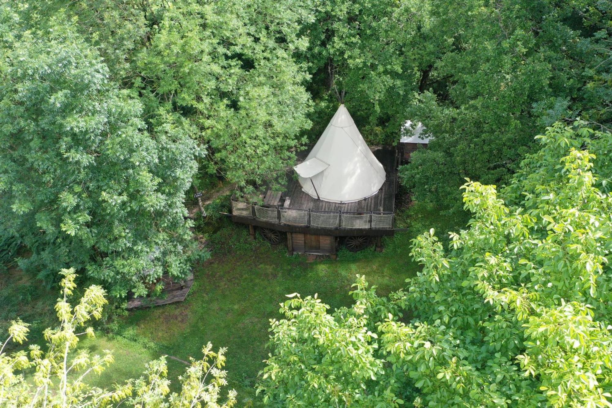 Cambounes Le Tipi A Marie, Deconnectez- Vous !!!酒店 外观 照片
